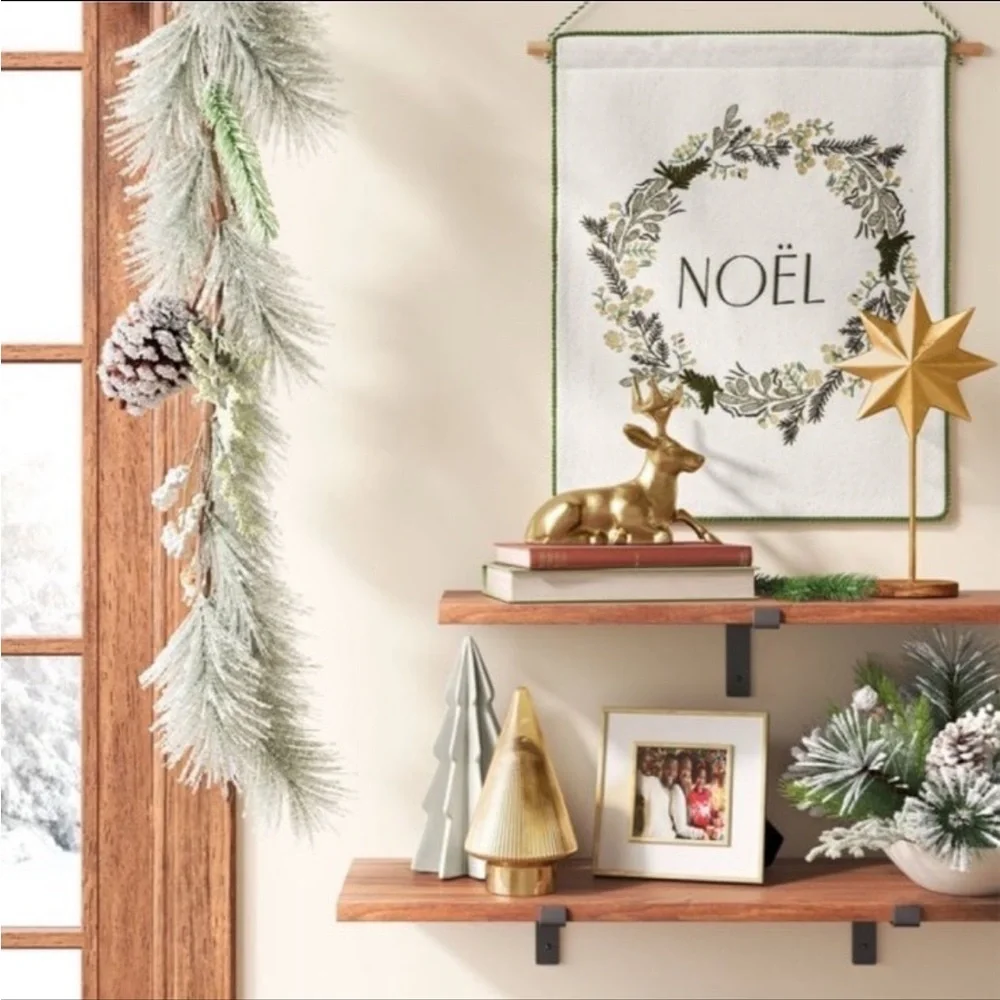 3 Ceramic Decorative Trees in Cream-Threshold